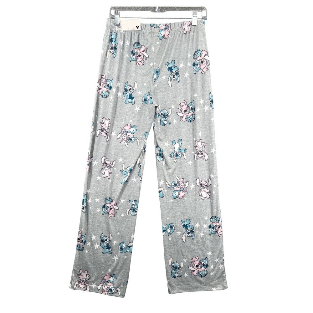 Disney Stitch‎ Angel Ladies Pajama Sleep Pants Star All Over Print Size S NWT - Picture 2 of 6